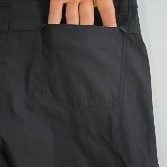 NWT Sierra Designs Women's Black Capri Tapered Active Pant Stretch Size 6 - Picture 7 of 15